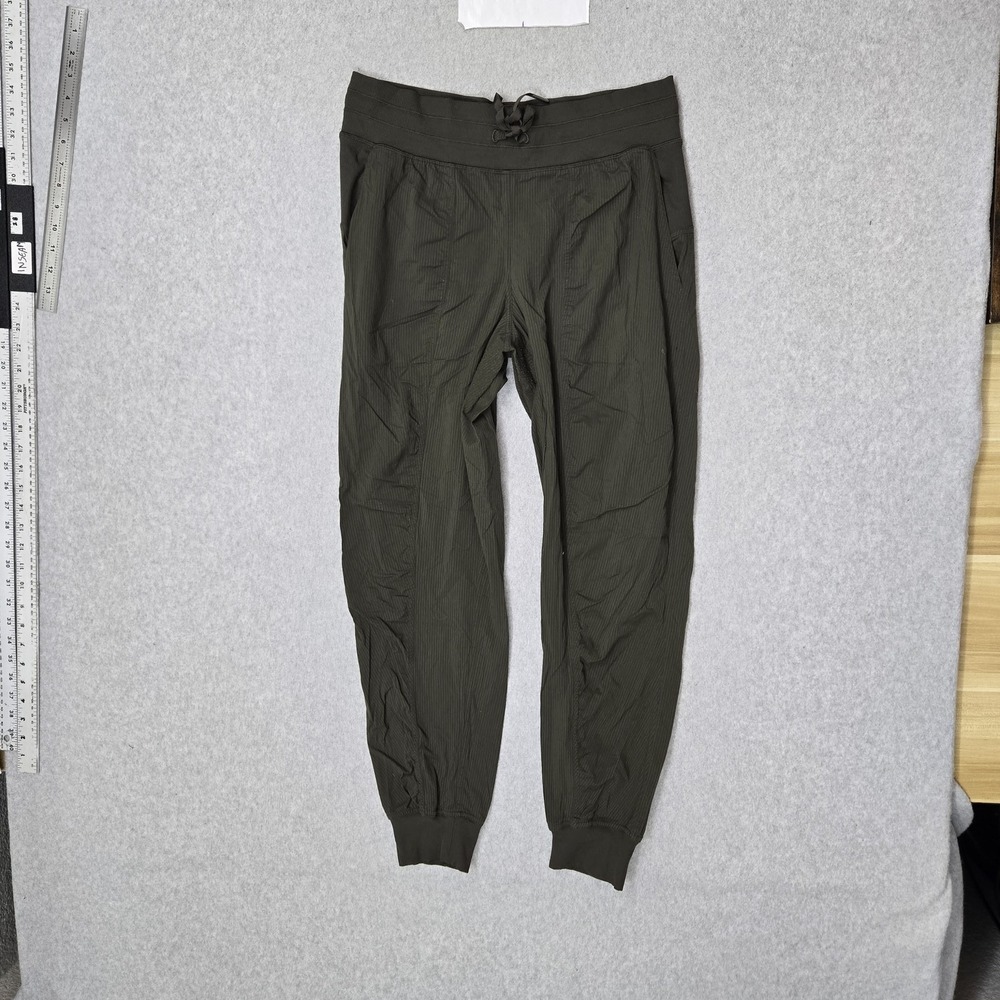 Lululemon Women Activewear Pants 8 Green Dance Studio Jogger 27" Inseam READ
